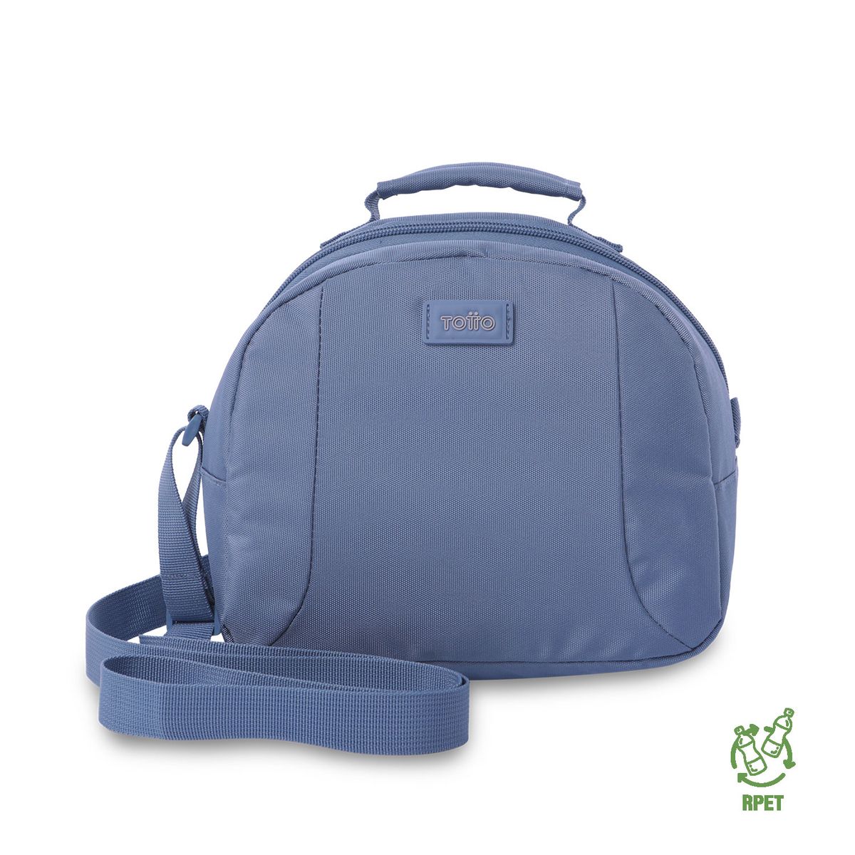 TOTTO - Lonchera Térmica Con Portacomidas Trik Unisex Azul Totto