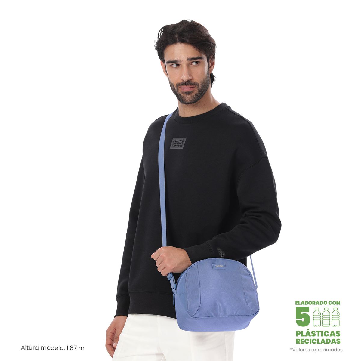 TOTTO - Lonchera Térmica Con Portacomidas Trik Unisex Azul Totto