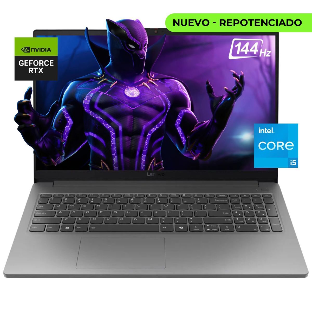 Lenovo - PORTATIL LENOVO GAMER LOQ 15 - i5-12450HX - RTX 3050 6GB - 32GB DDR5 - 1TB SSD - 15.6" FHD 144Hz