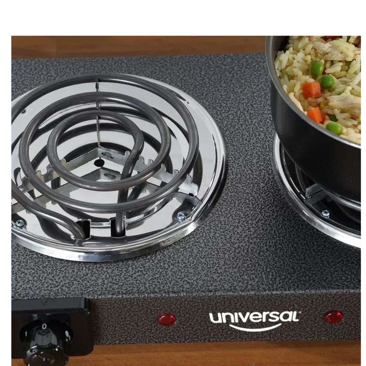 UNIVERSAL - Estufa De Mesa Universal L85774 Eléctrica 2 Puestos