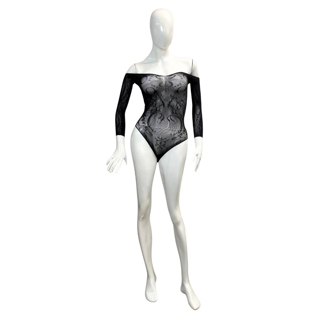 GENERICO - Lencería Erótica Malla Ropa Interior Babydoll Body Enterizo
