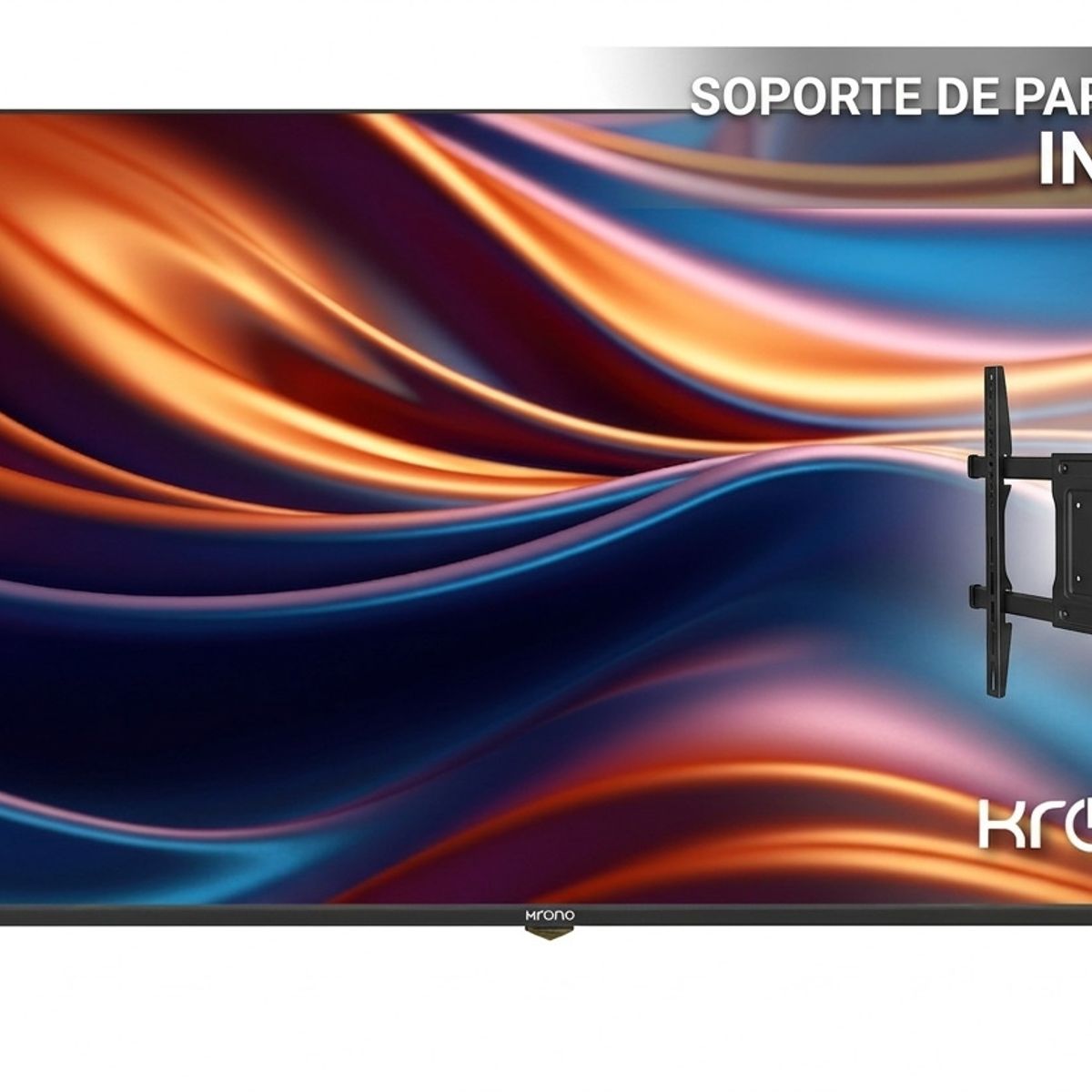 KRONO - Smart TV Krono 50 Pulgadas LED 4K Ultra HD - Android TV + Soporte Pared Gratis