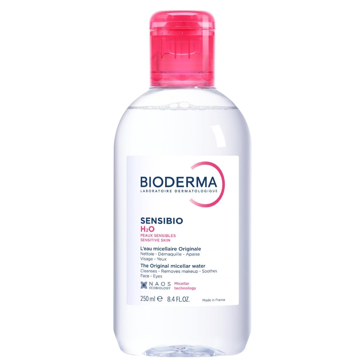 BIODERMA - Bioderma - Sensibio - Agua Micelar H2O - Limpiador Desmaquillante 250ml