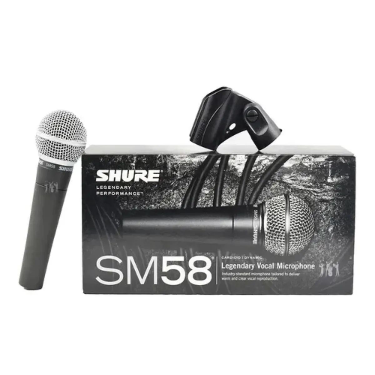 SHURE - Micrófono Vocal Dinámico Cardioide Profesional XLR Para Canto