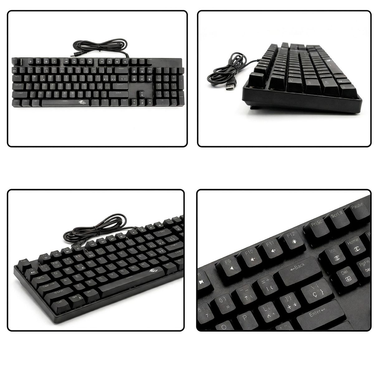 GENERICO - Teclado Mecánico Gamer Led Rgb Español K600 Laptop Oficina