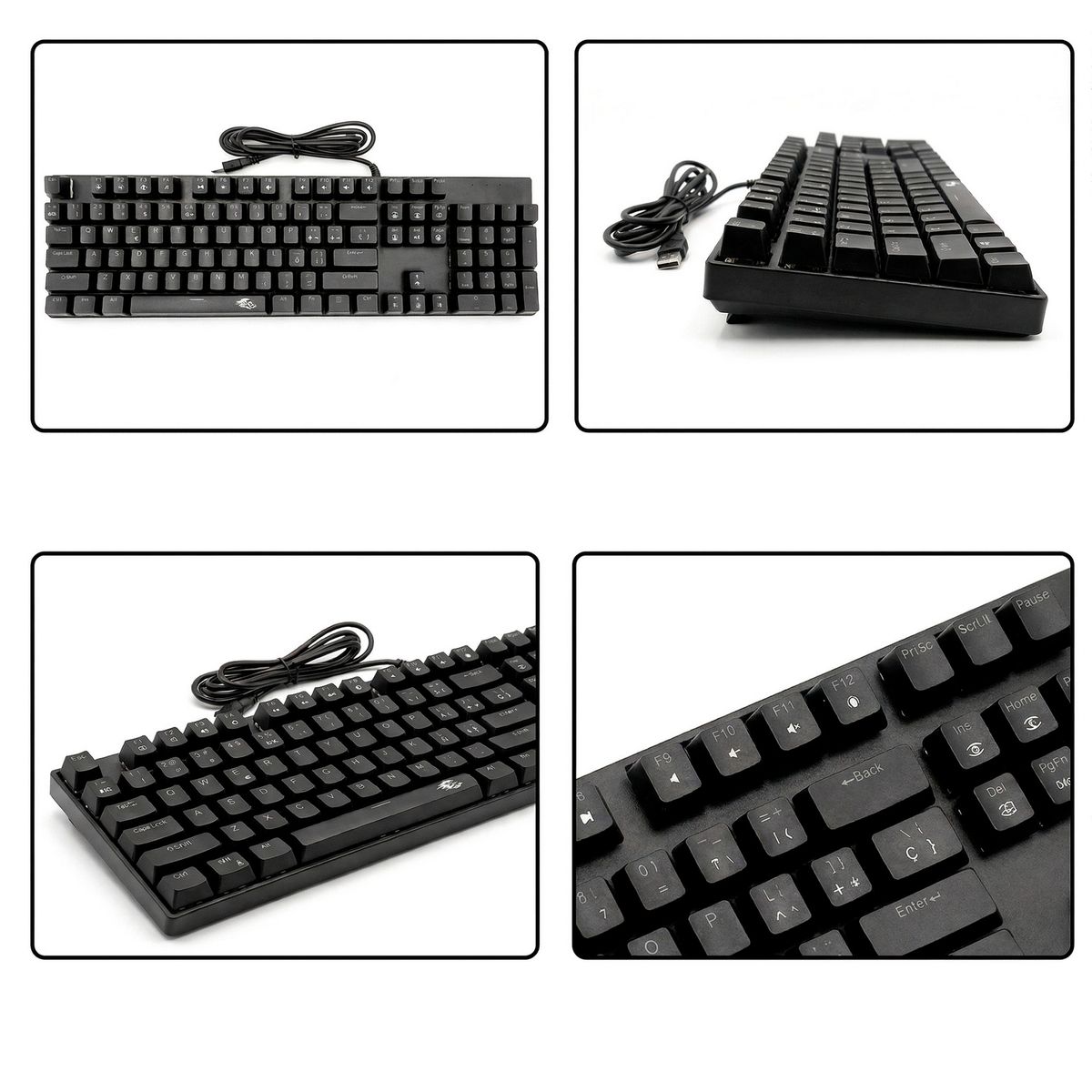 GENERICO - Teclado Mecánico Gamer Led Rgb Español K600 Laptop Oficina