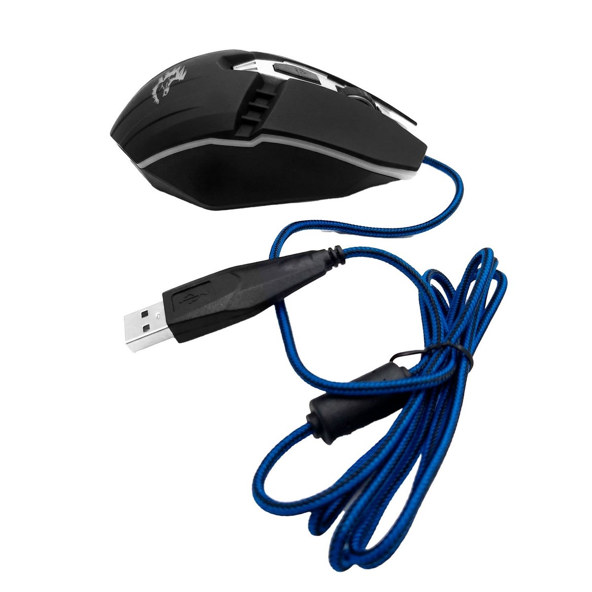 GENERICO - Mouse Gamer Ergonómico Dpi Ajustable Cable Modelo X10