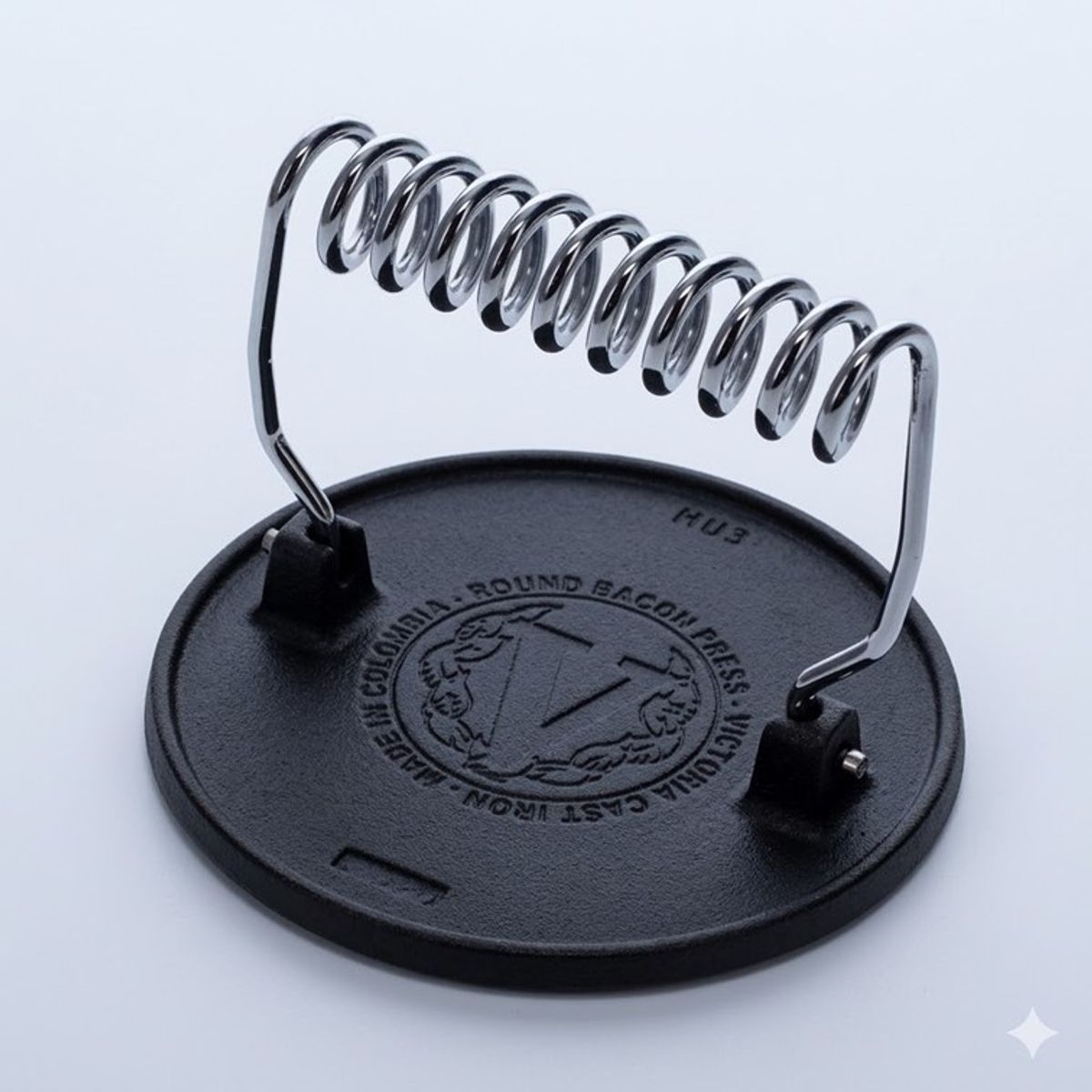 VICTORIA - Prensa Para Hamburguesas Hierro Fundido Victoria de 16,5 Cm 36843