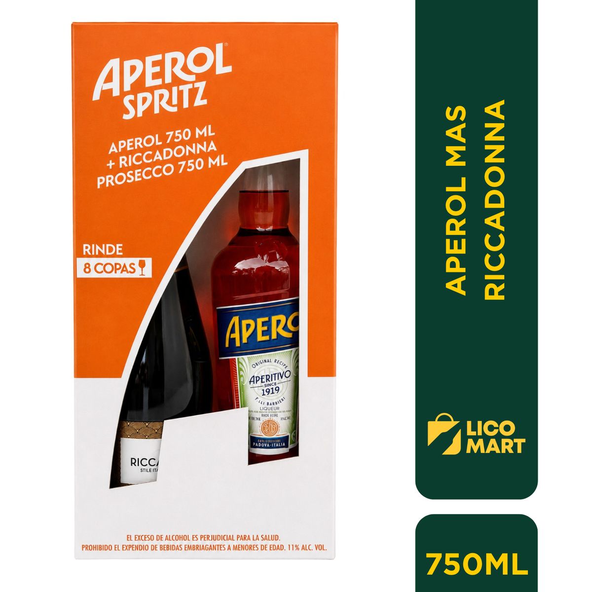 GENERICO - APEROL Y RICCADONNA 750 ML