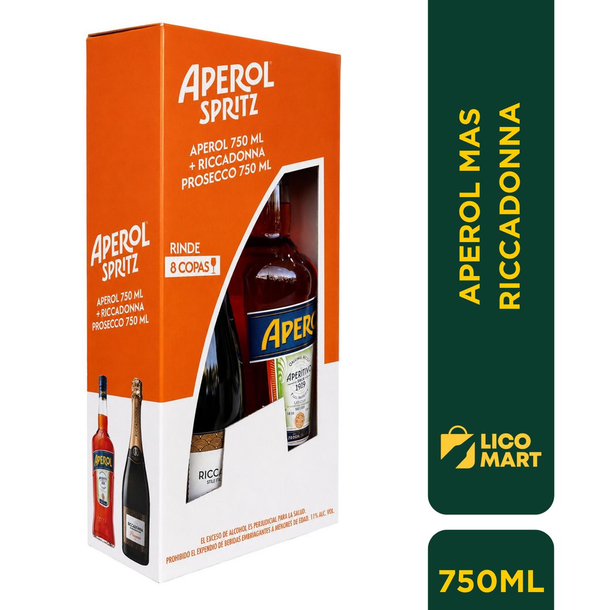 GENERICO - APEROL Y RICCADONNA 750 ML