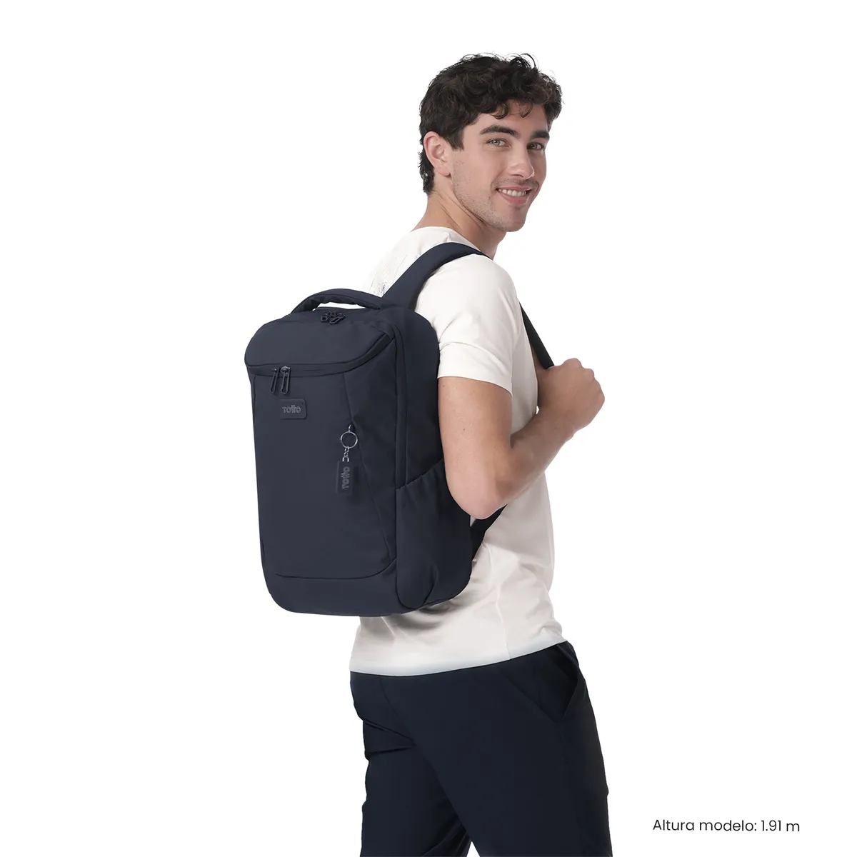TOTTO - Morral Mochila Storm Porta Pc 16'' Para Hombre Azul Totto