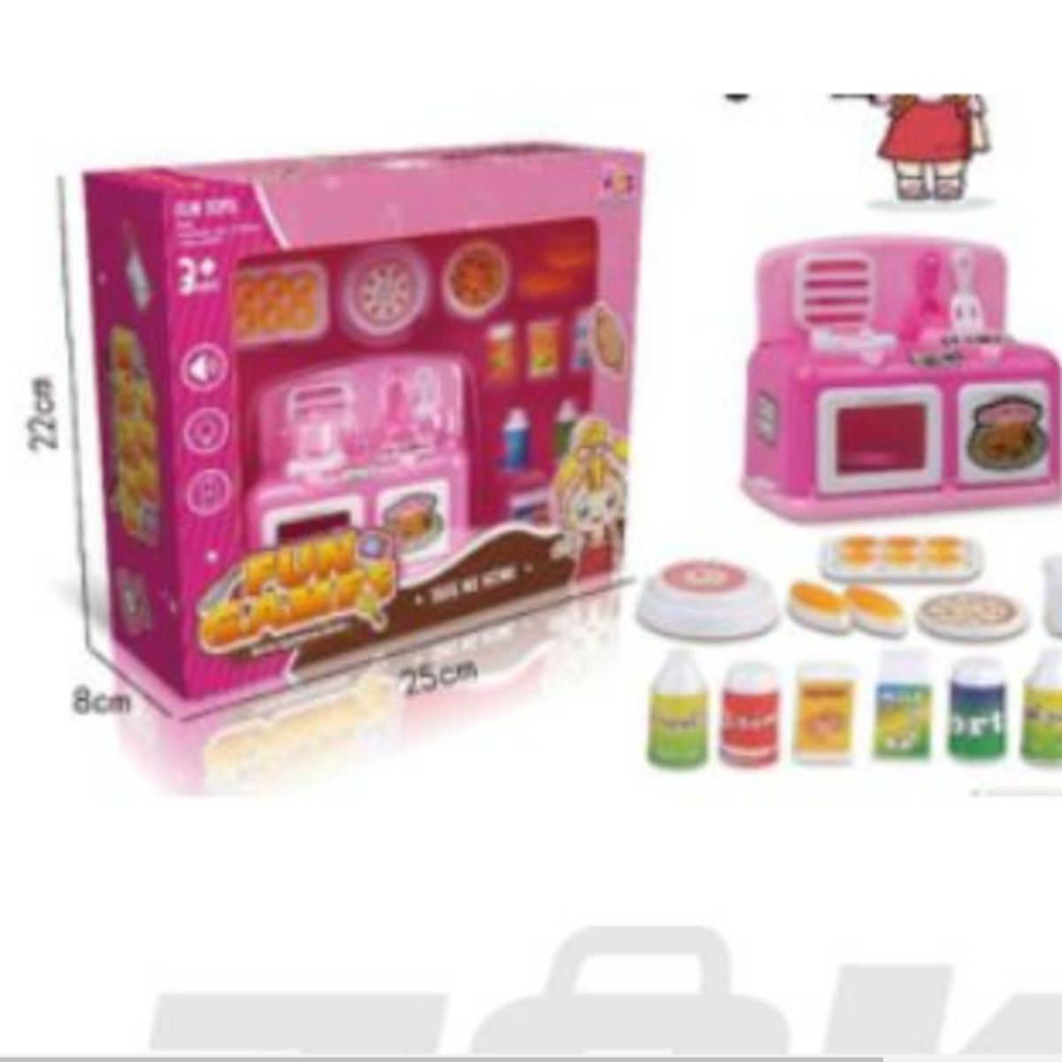 GENERICO - Mega Set Hogar Feliz Infantil  Cocina, Lavadora, Aspiradora y Centro de Planchado con Accesorios