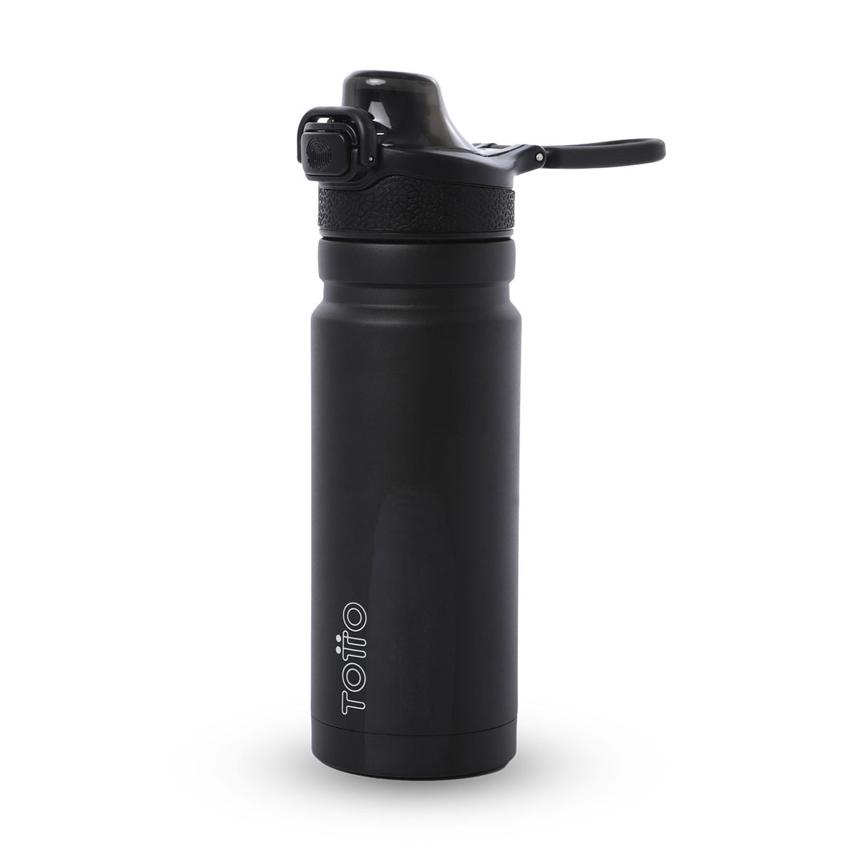 TOTTO - Botella Térmica Con Dos Tapas Flux 550Ml Unisex Negro Totto