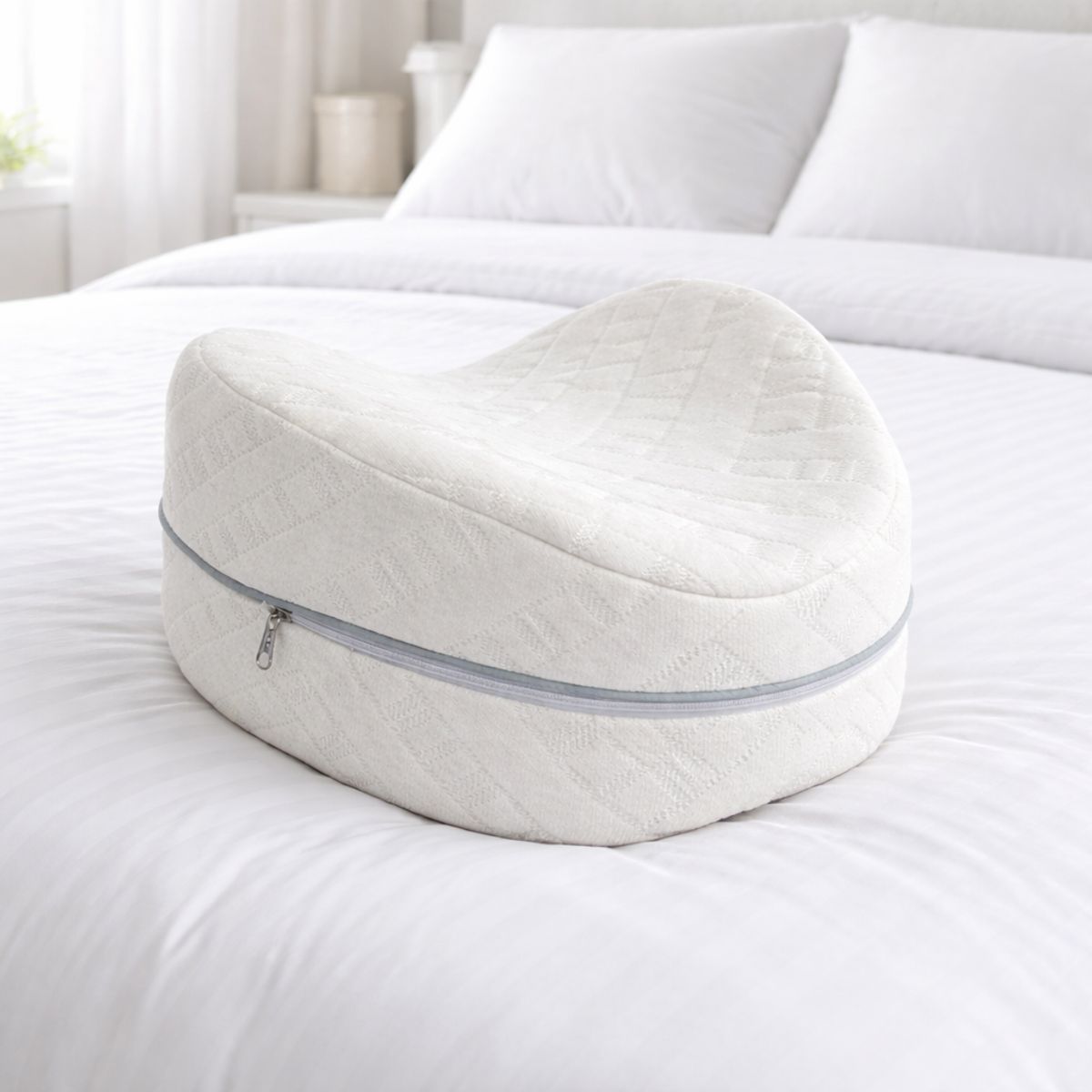 HOGARETO - Cojín Soporte Pierna Rodilla Memory Foam