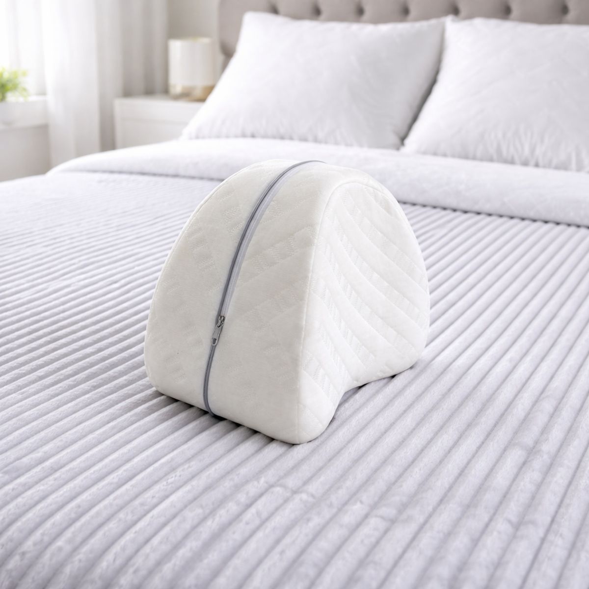 HOGARETO - Cojín Soporte Pierna Rodilla Memory Foam