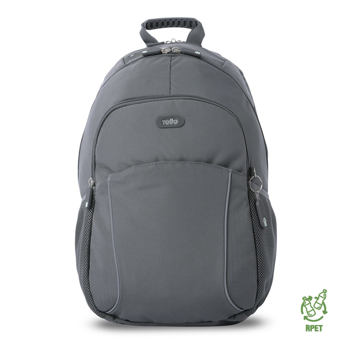 TOTTO - Morral Mochila Cambri Porta Pc 15.4'' Unisex Gris Totto