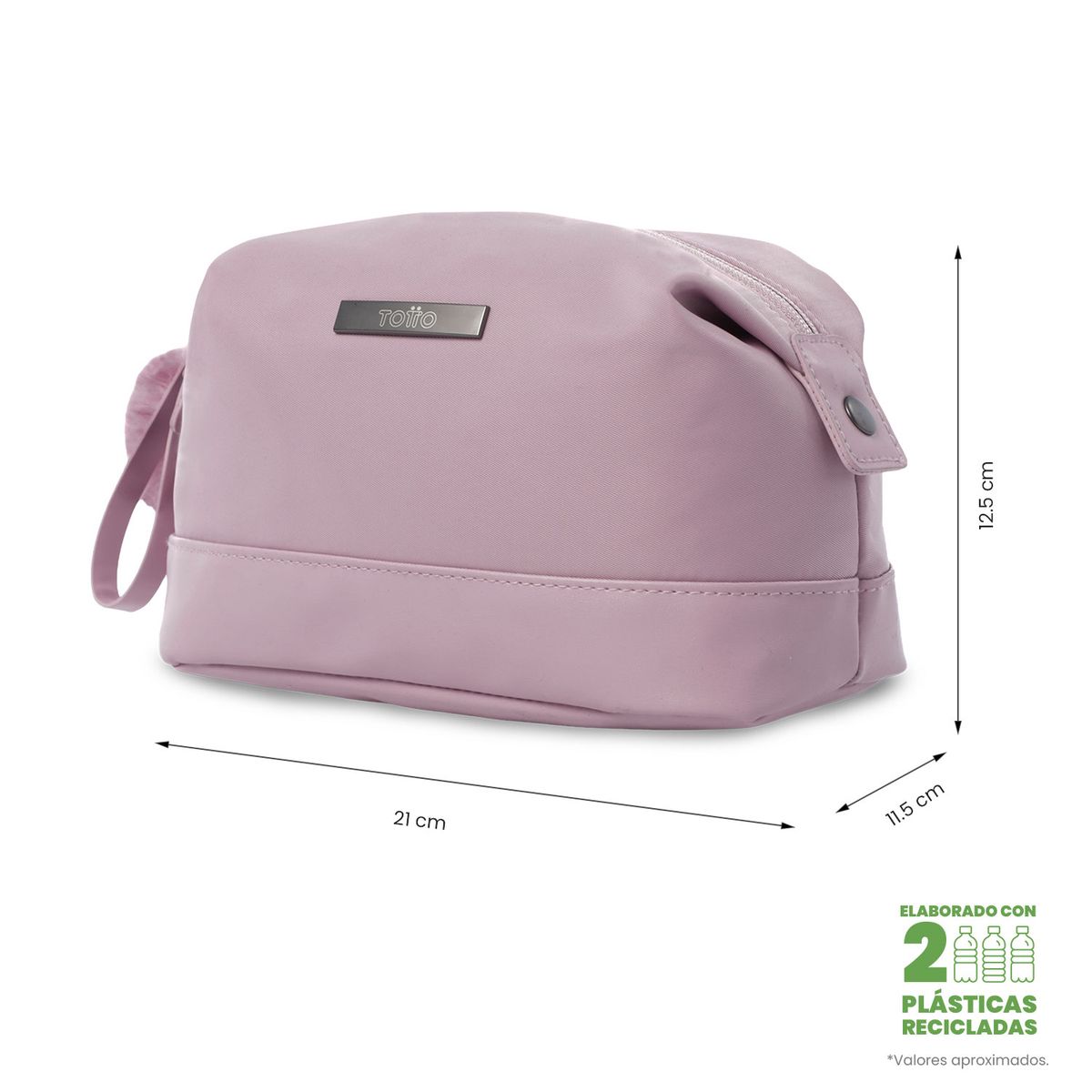 TOTTO - Multiuso Cartuchera Adelaide Bolsillo Rosado Mujer Totto