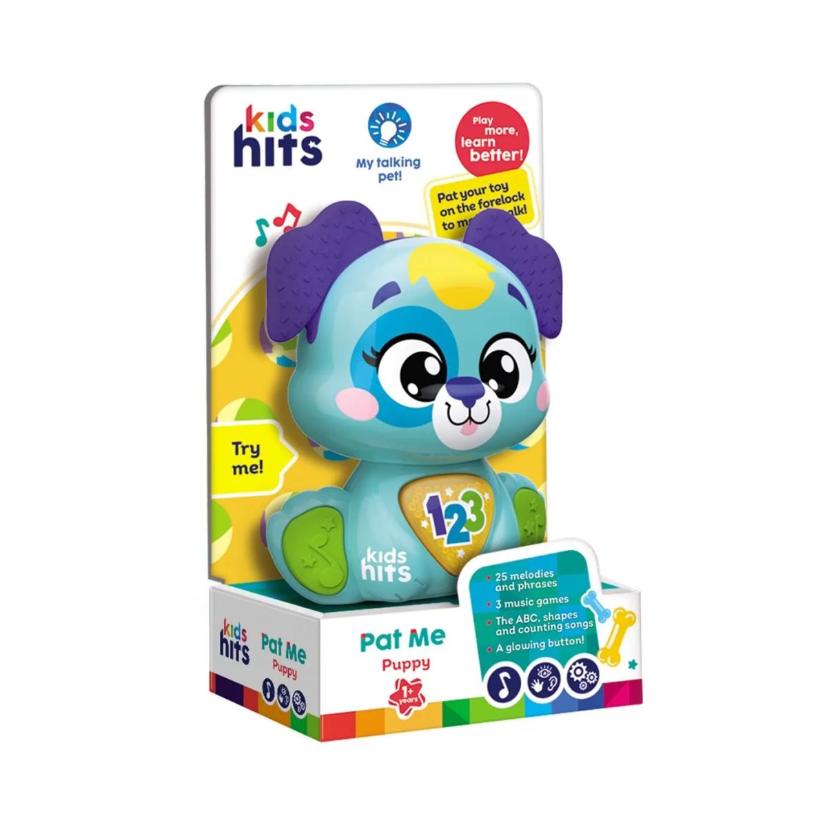 TOY LOGIC - Perro Musical Interactivo con Sonidos Kids Hits