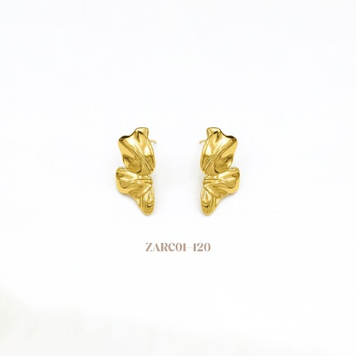 ZYRAL - Aretes Dorados Mujer Marca Zyral ZARC01-120