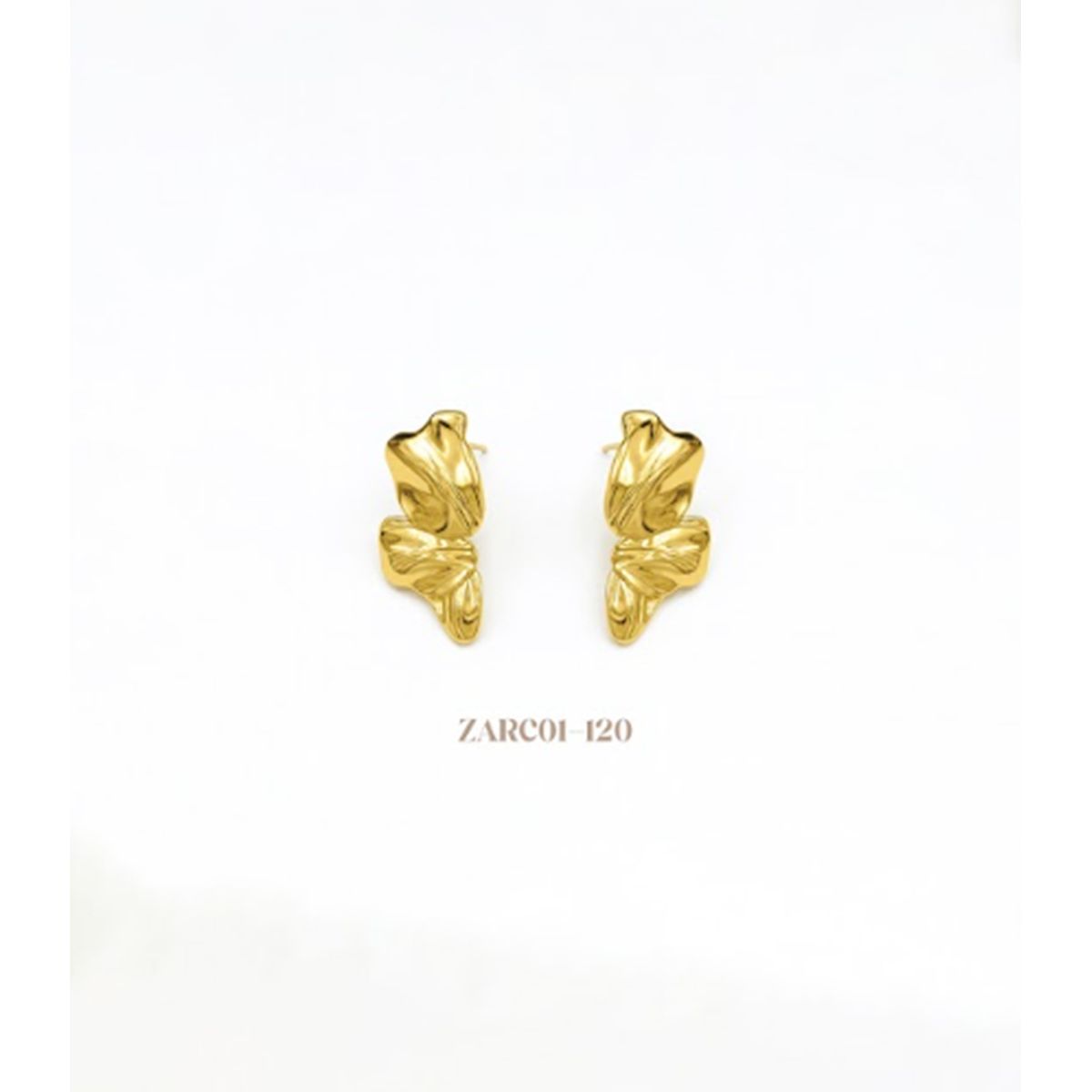 ZYRAL - Aretes Dorados Mujer Marca Zyral ZARC01-120