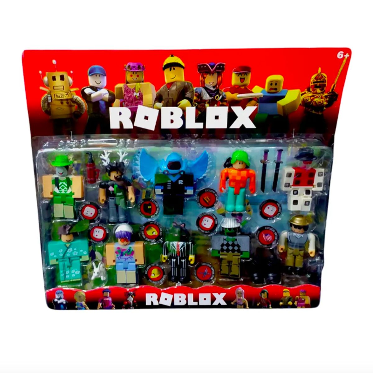 GENERICO - Muñecos Set Blíster Juguetes roblox x10 personajes