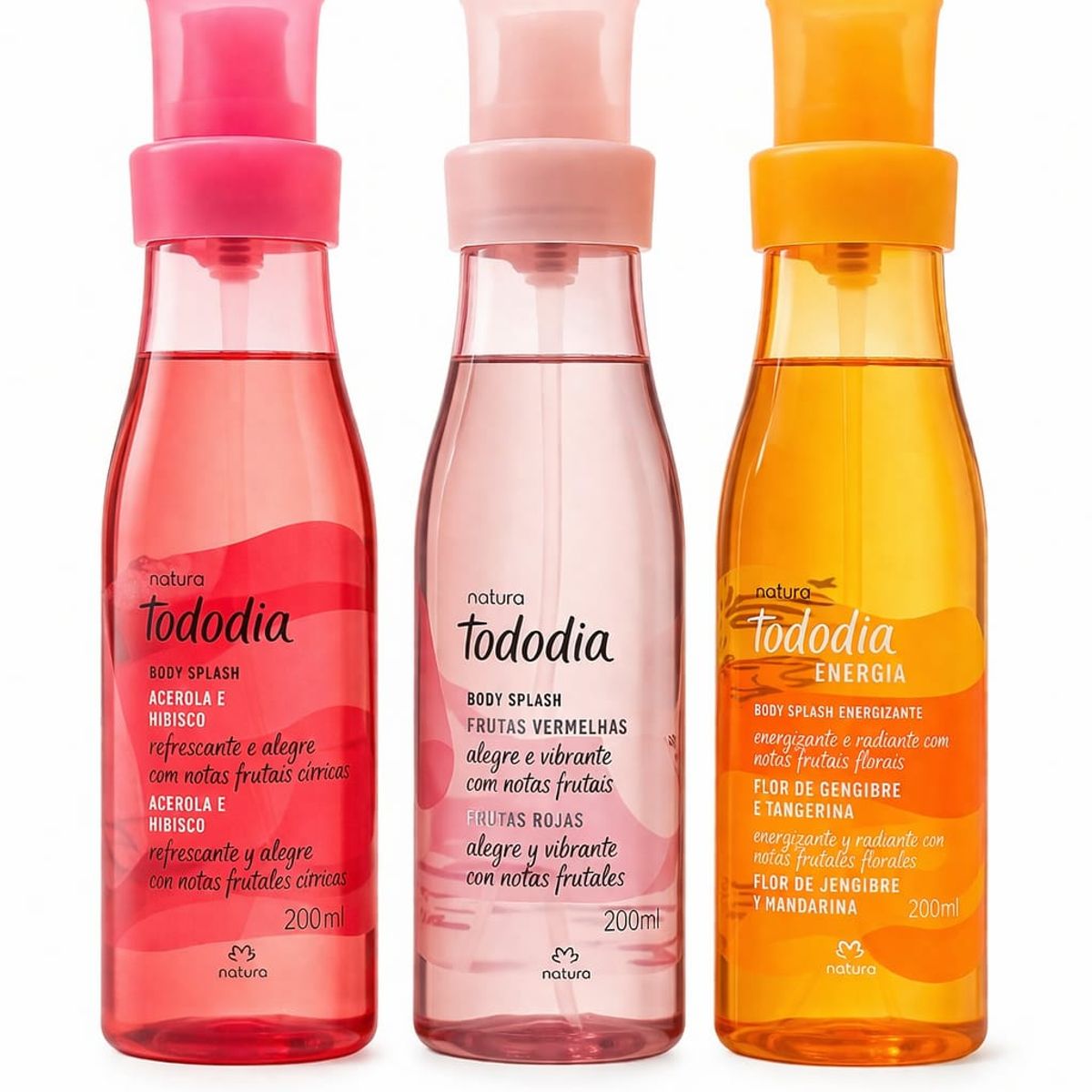 NATURA - Kit Perfume Body Splash X3 Natura Tododia
