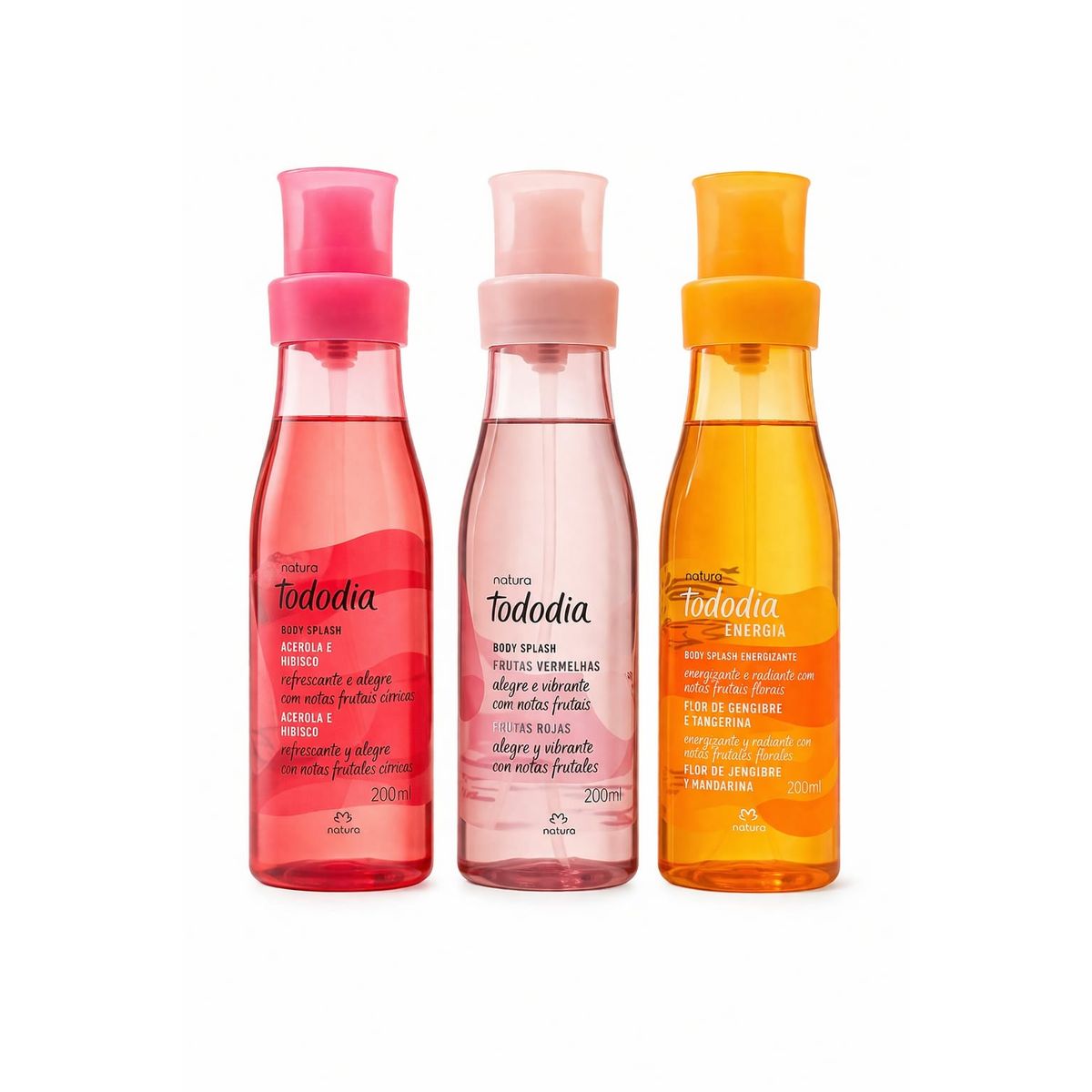 NATURA - Kit Perfume Body Splash X3 Natura Tododia