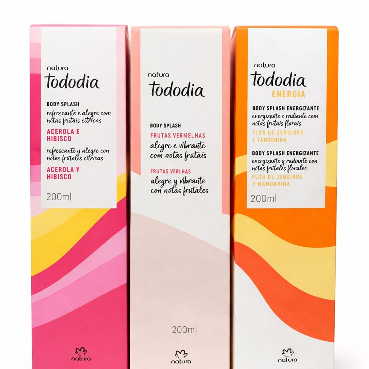 NATURA - Kit Perfume Body Splash X3 Natura Tododia