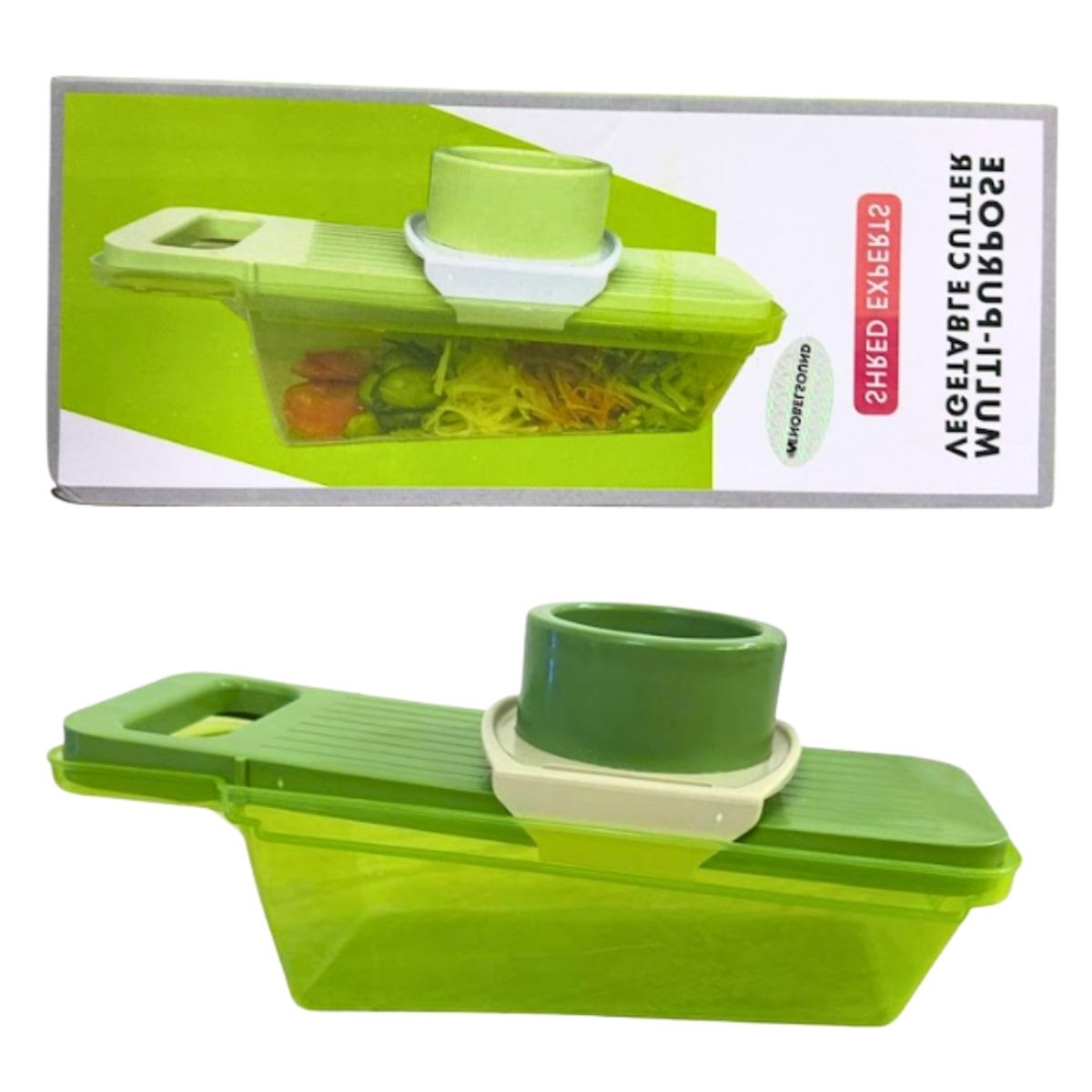 BUFFER FLASK - Set Rayador Multifuncional De Cocina Con Recipiente 29×8×10.5 cm