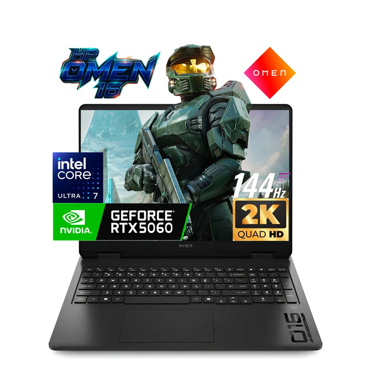 HP - Computador Portatil Gamer Hp Omen 16 Intel Core Ultra 7 32/4 TB SSD 16" 2K IPS LED RTX 5060 8 GB