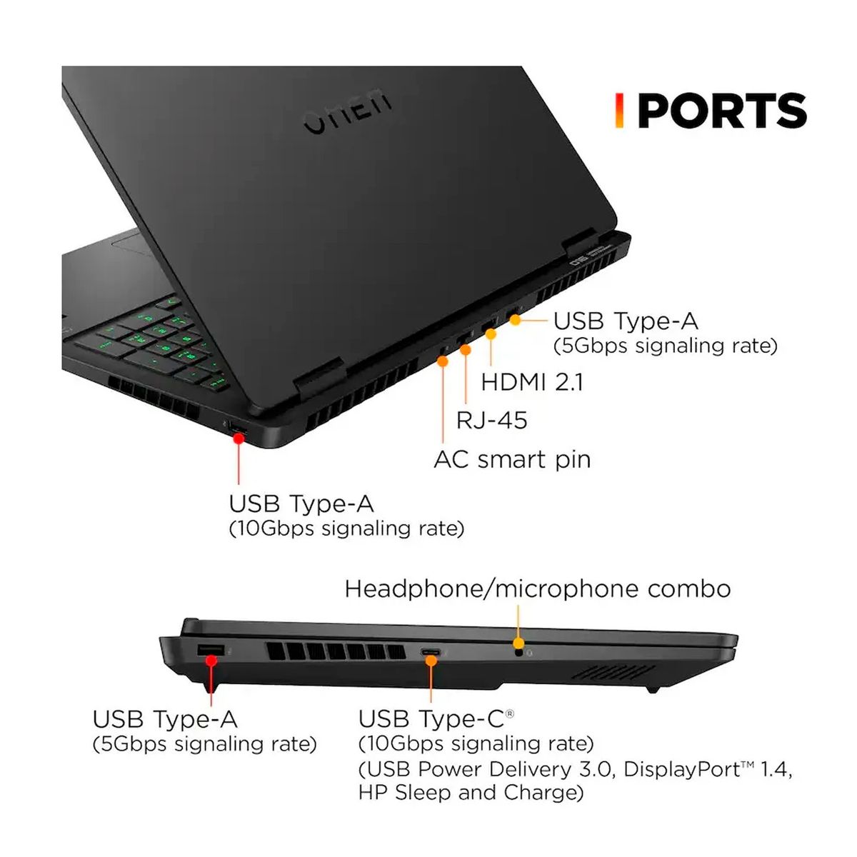 HP - Computador Portatil Gamer Hp Omen 16 Intel Core Ultra 7 32/4 TB SSD 16" 2K IPS LED RTX 5060 8 GB