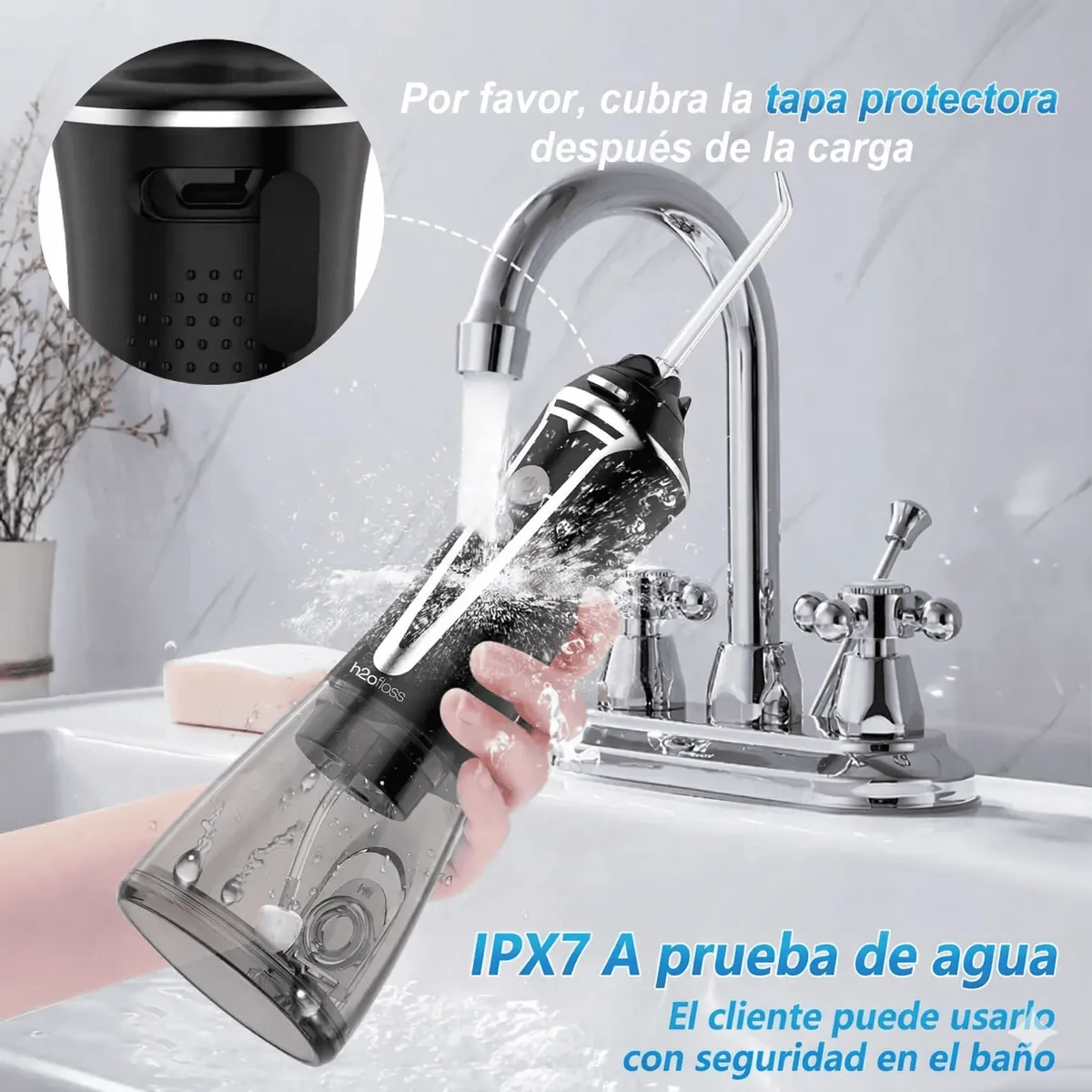 TY - Irrigador Bucal H2Ofloss Dental Limpieza Cuidado Oral