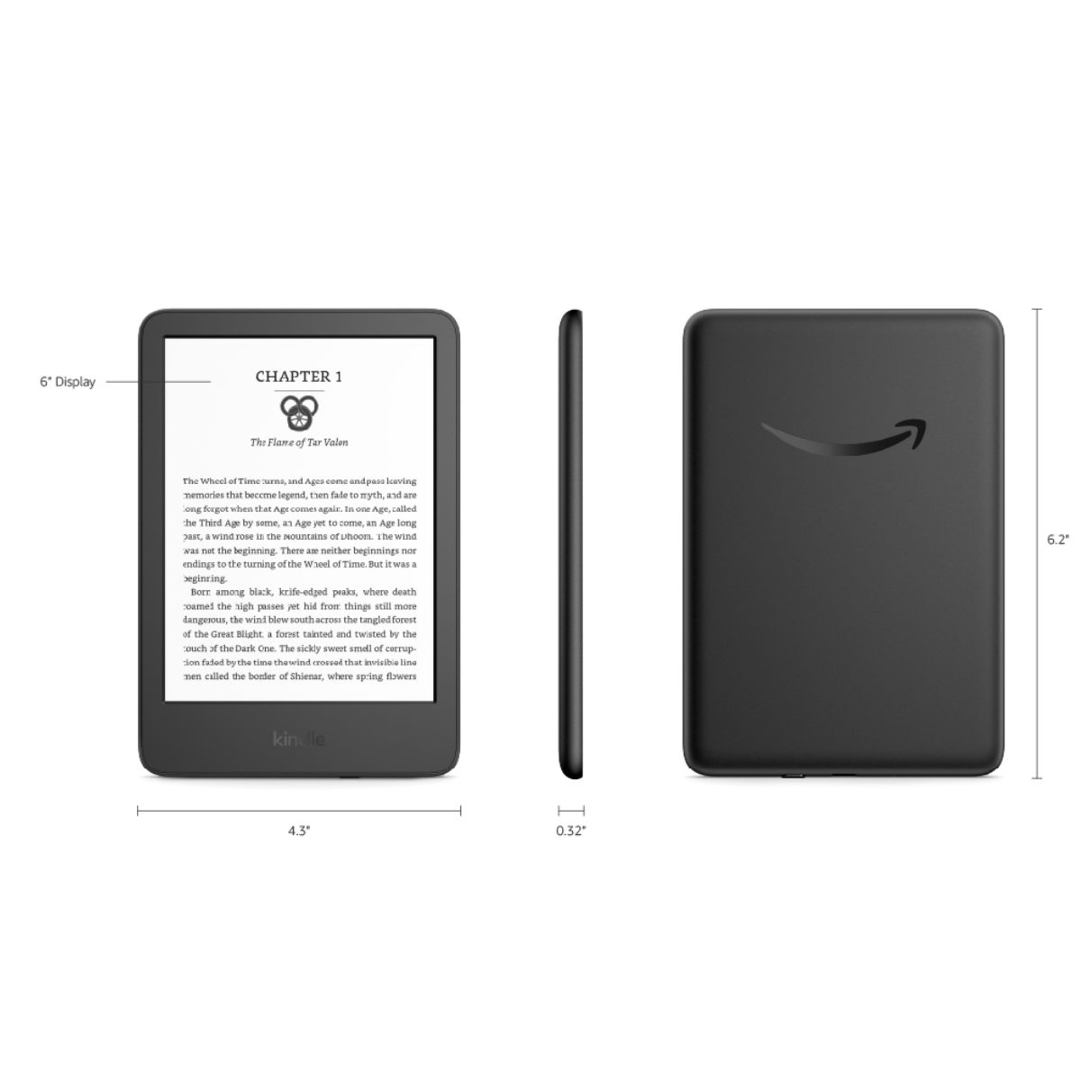 AMAZON - Kindle Touch E-reader 16gb version 2024 negra pantalla 6"