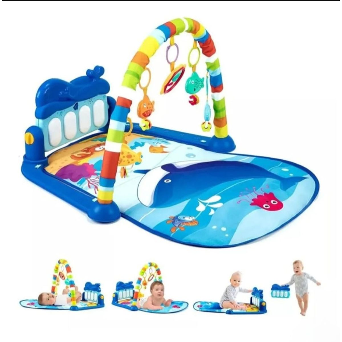 GENERICO - Gimnasio Didáctico para Bebé con Piano Juguete