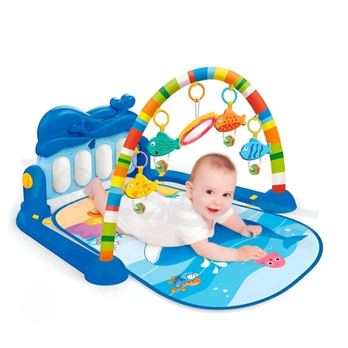 GENERICO - Gimnasio Didáctico para Bebé con Piano Juguete