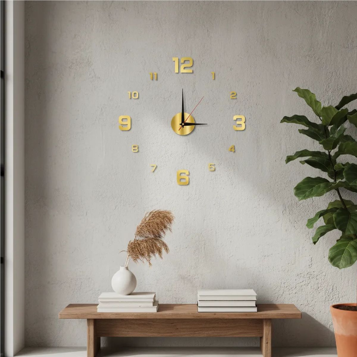 GENERICO - Reloj De Pared Pequeña Moderno Zh005b