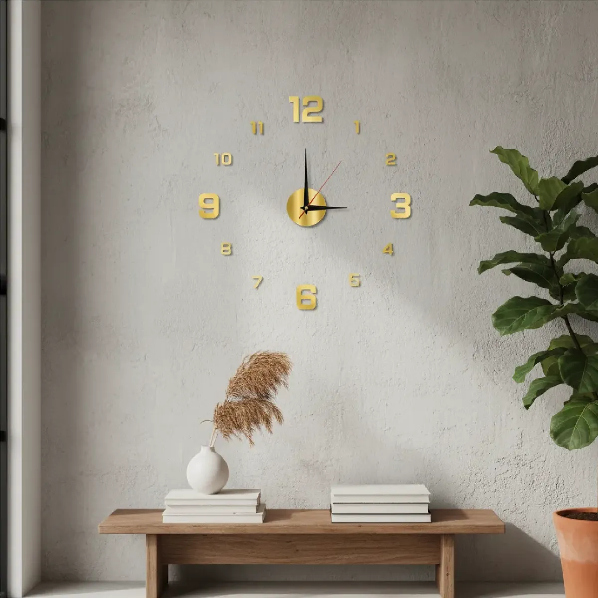 GENERICO - Reloj De Pared Pequeña Moderno Zh005b