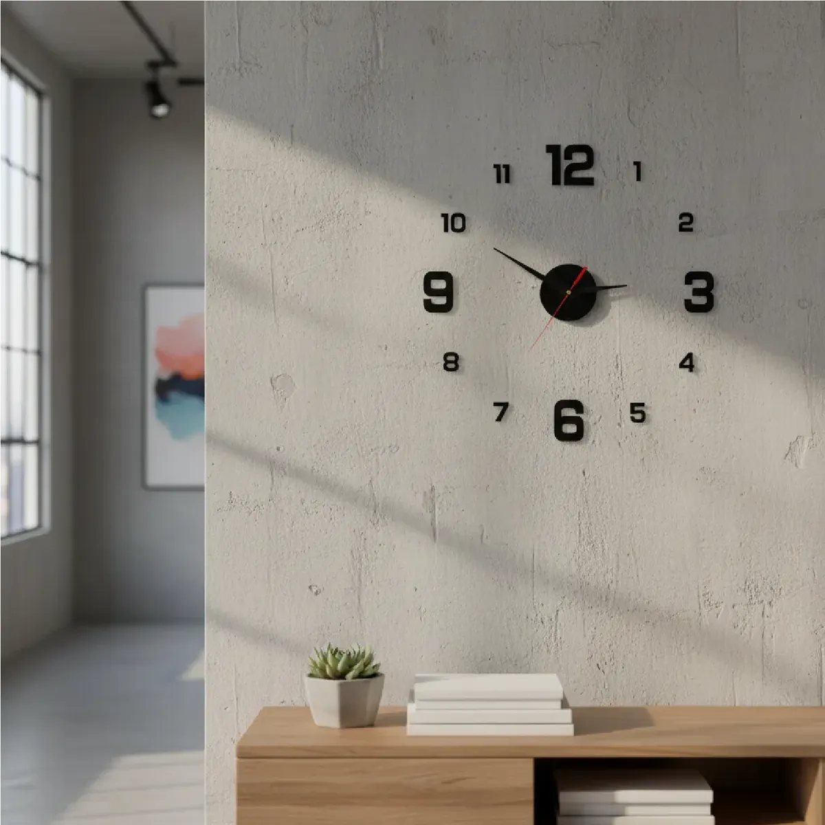 GENERICO - Reloj De Pared Pequeña Moderno Zh005b