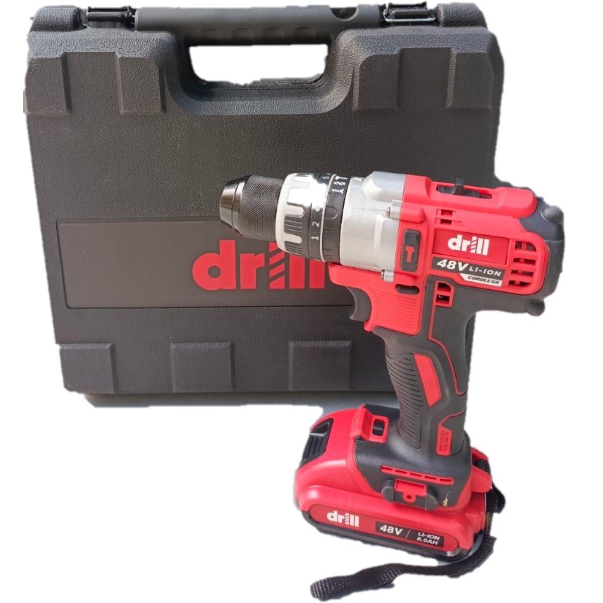 GENERICO - TALADRO PERCUTOR DRILL TA48RK 48V ROJO