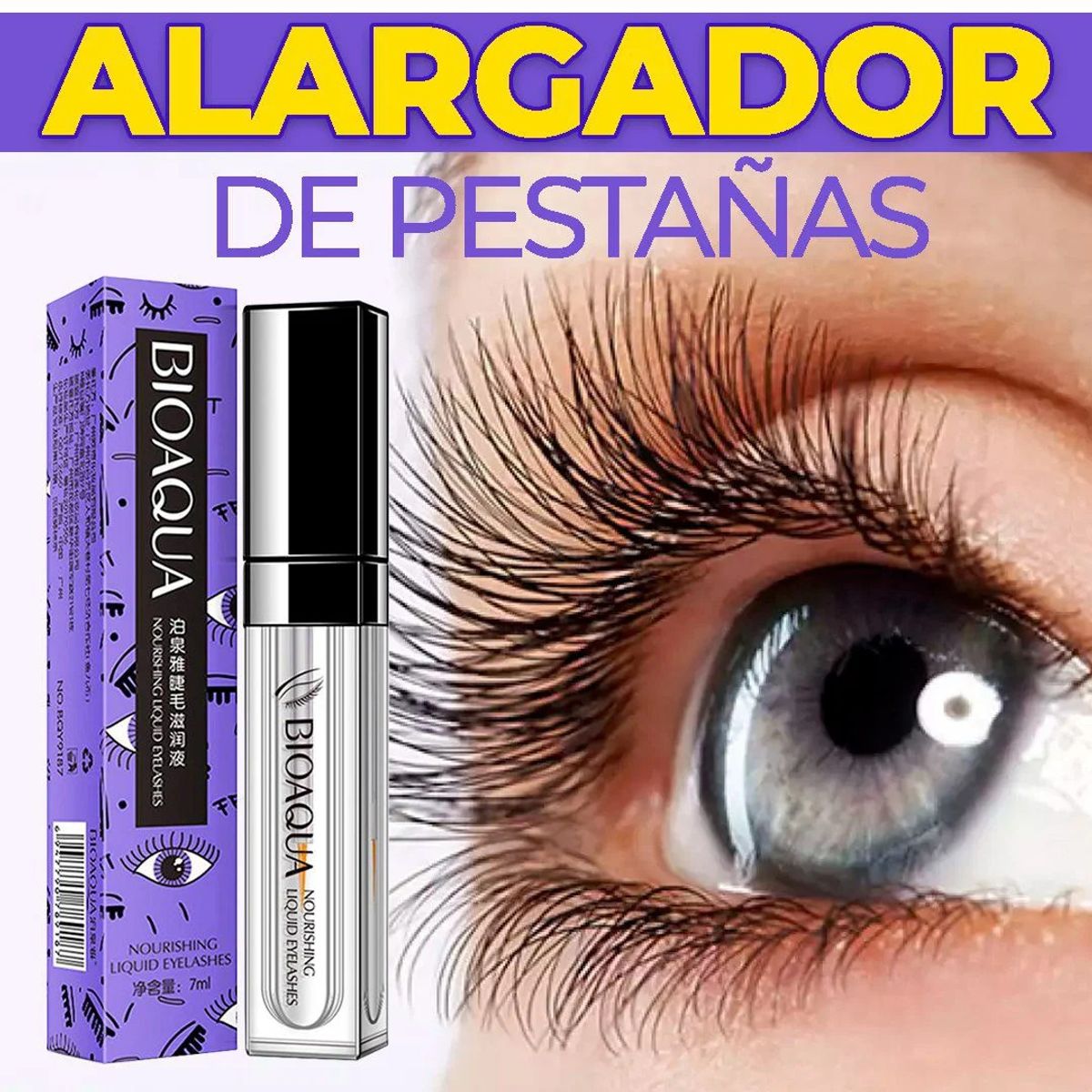 BIOAOUA - Serum De Pestañas Crecimiento Y Nutrición Rápido Bioaqua