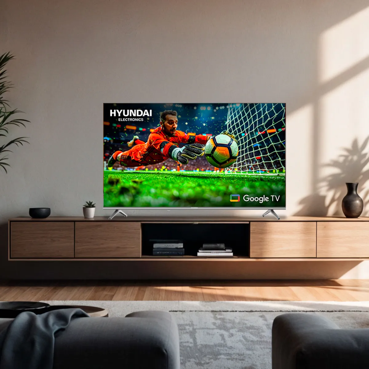 HYUNDAI - Smart Tv 43 Qled Hyundai Full Hd Hyled4326qg Google Tv