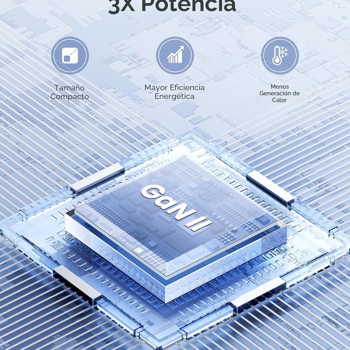 UGREEN - UGREEN Cargador USB C de 30W con 3 puertos, Compacto GaN II con Carga Rápida,