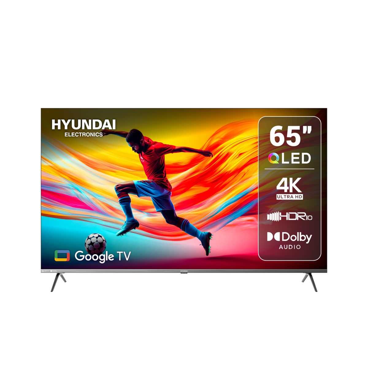 HYUNDAI - Televisor Hyundai 65 Pulgadas 4k Uhd Qled Smart Tv HYLED6513QG