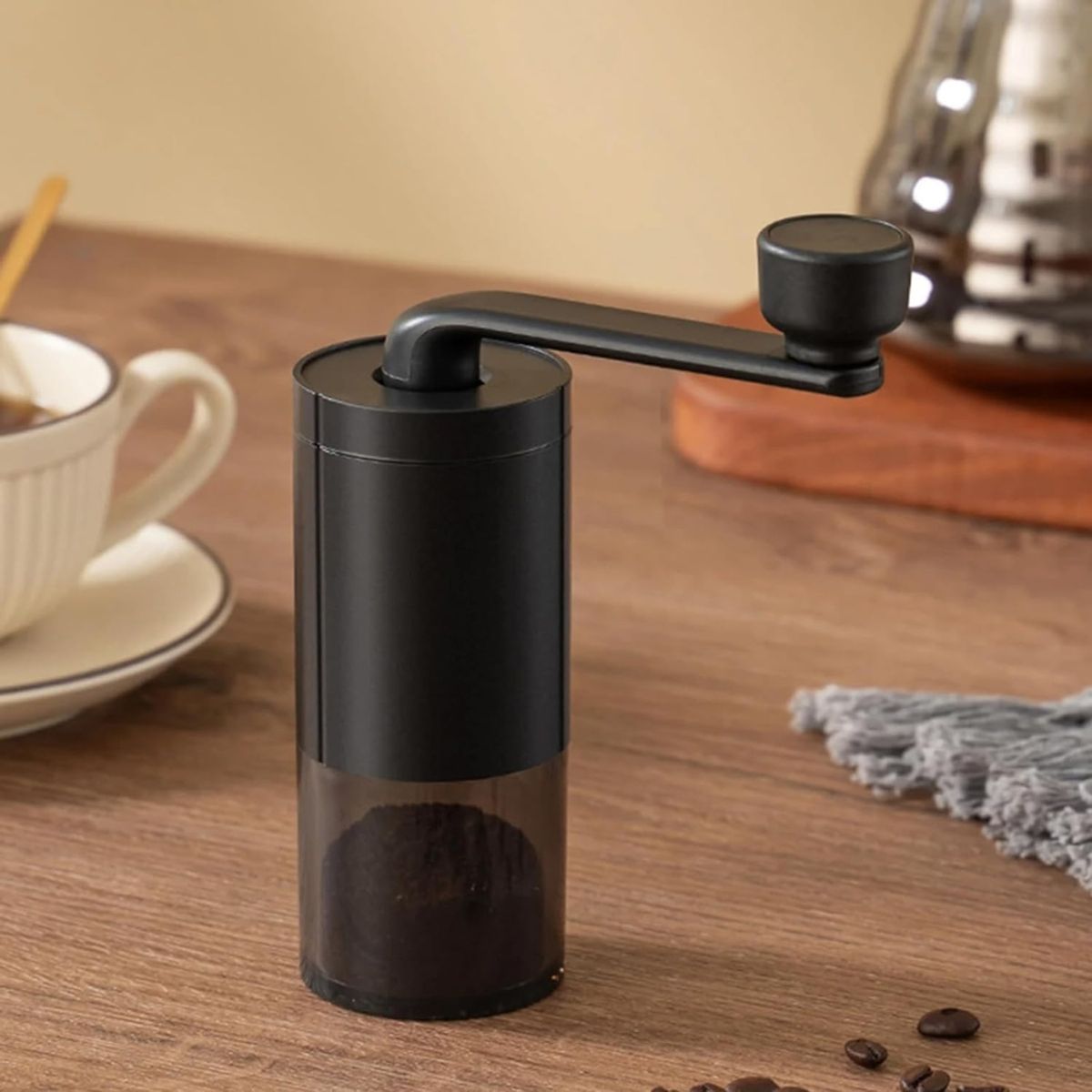 GENERICO - Molinillo De Café Manual Con Manivela Ajustable Moledor De Café Para Granos