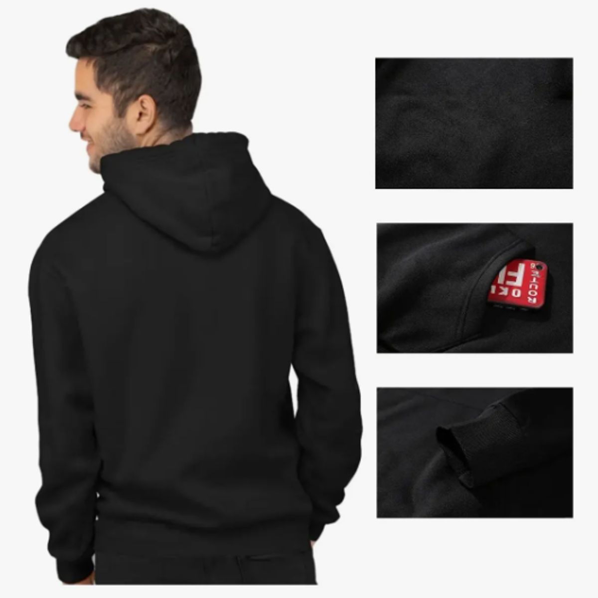 ADVANCE - Buzo Hoddie Esencial Unisex Color Negro