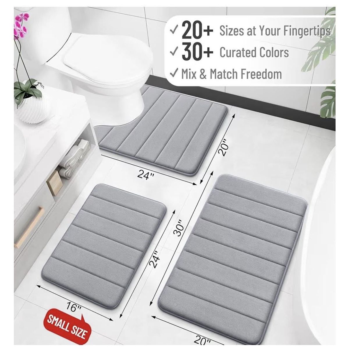 BABARIA - Tapete Super Suave  absorbente