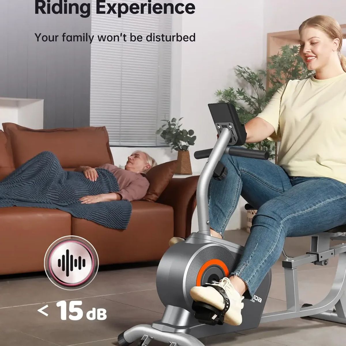 GENERICO - BICICLETA ESTATICA PARA EJERCICIO EN CASA