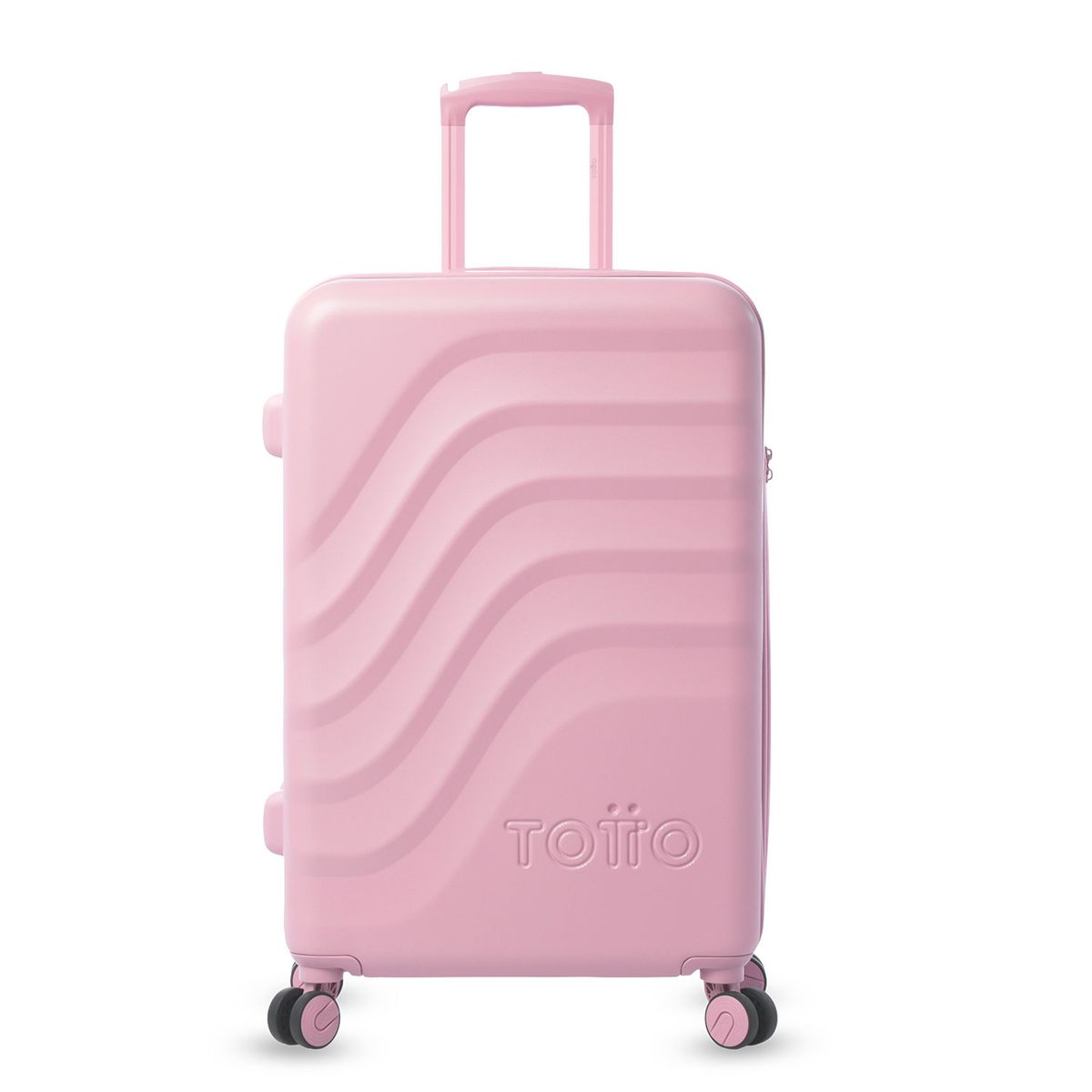 TOTTO - Maleta de Viaje Bazy Plus M Bodega 23Kg Rosada Mujer Totto