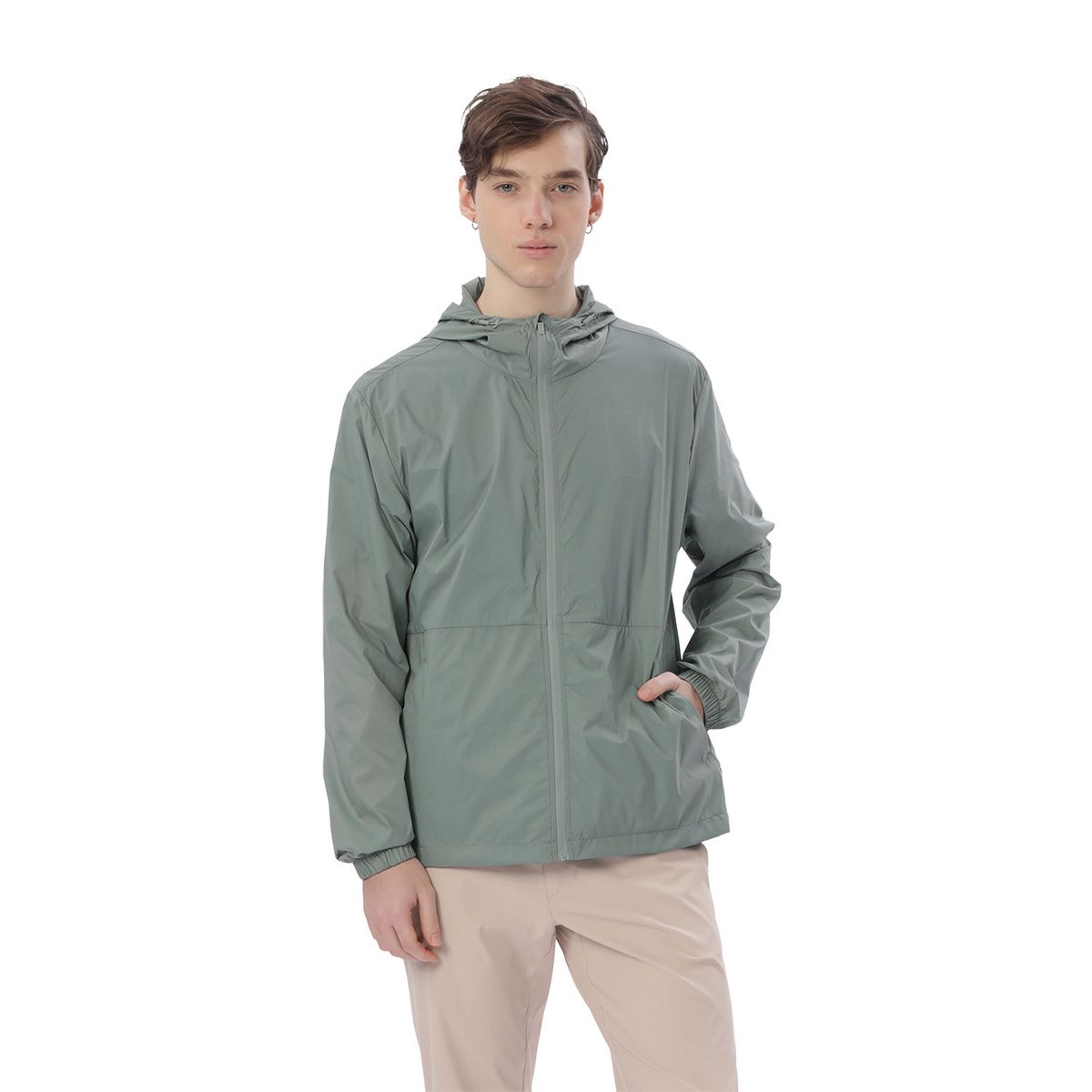 TOTTO - Chaqueta Ultra Ligera Plegable Bruma Verde Hombre Totto