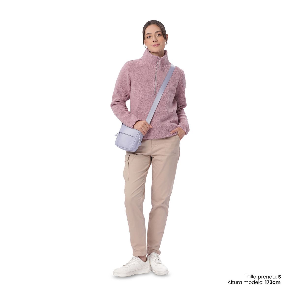 TOTTO - Buzo Tipo Sudadera Pullover Shorel Rosado Mujer Totto